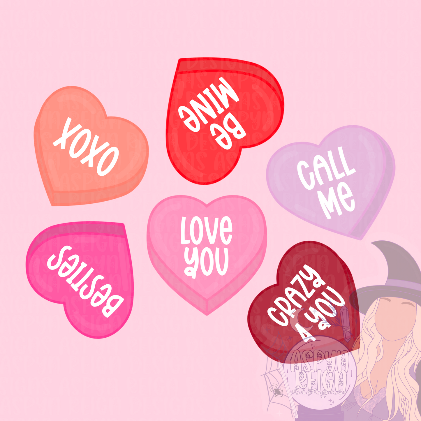 Candy Hearts | PNG