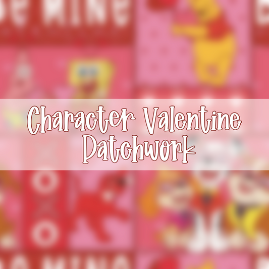 Character Valentines Patchwork