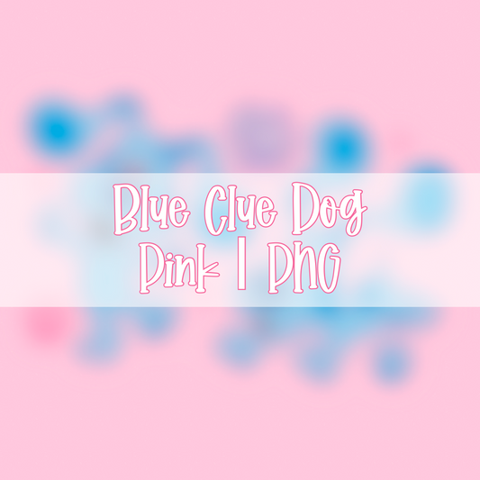 Blue Clue Dog Pink | PNG