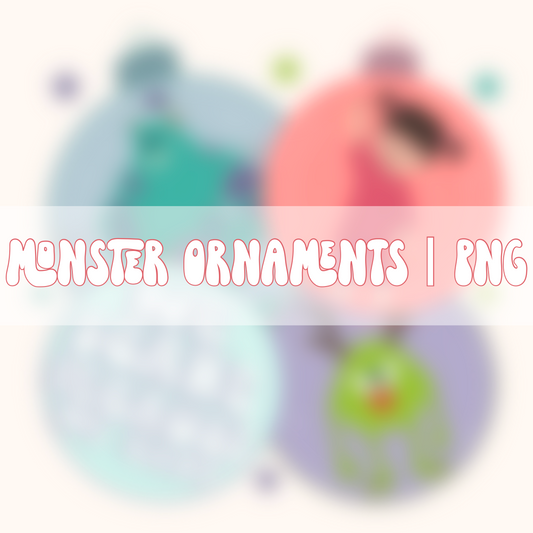 Monster Ornaments | PNG