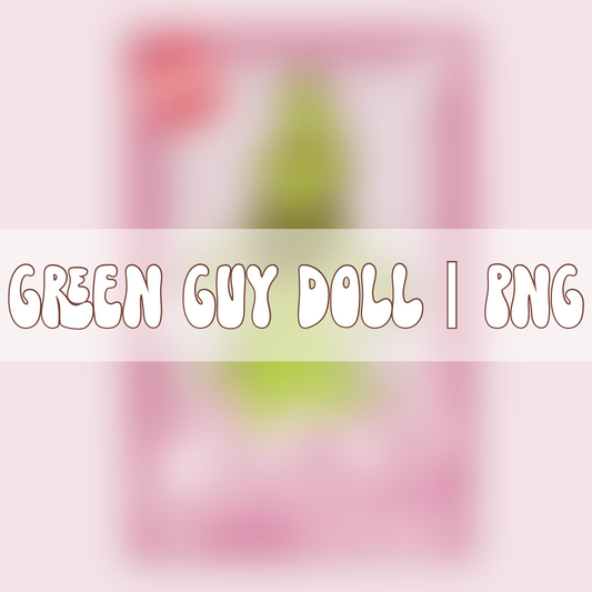 Green Guy Doll | PNG