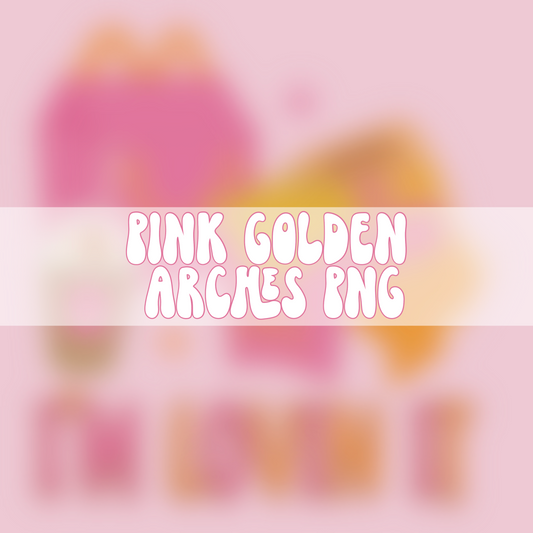 Pink Golden Arches | PNG