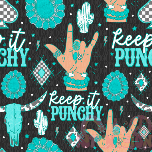 Keep it Punchy | Black Background