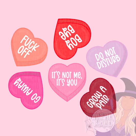 Candy Hearts (ADULT VERSION) | PNG