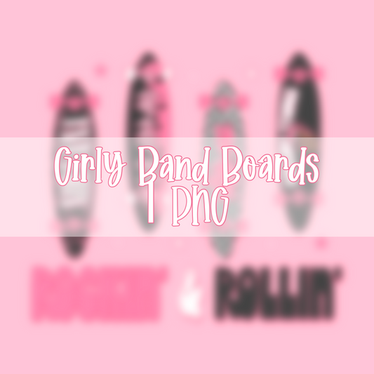 Girly Band Boards | PNG