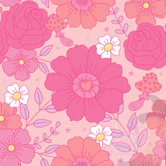 Valentine Floral - beige background