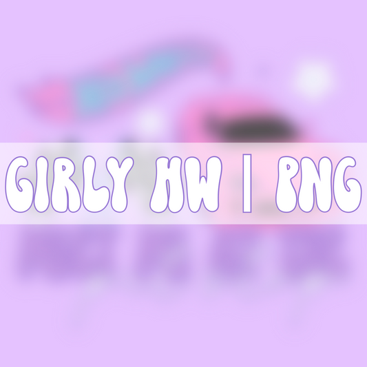 Girly HW | PNG