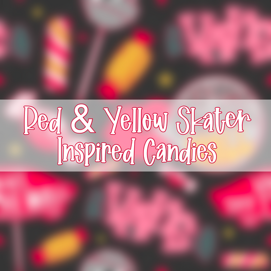 Red & Yellow Skater Inspired Candies