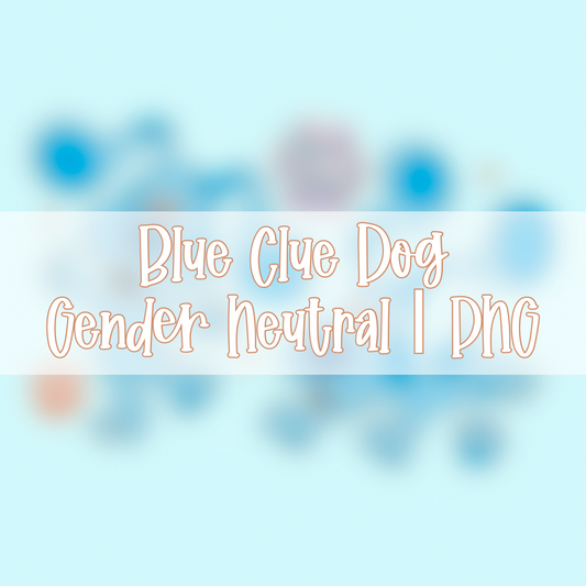 Blue Clue Dog Gender Neutral | PNG