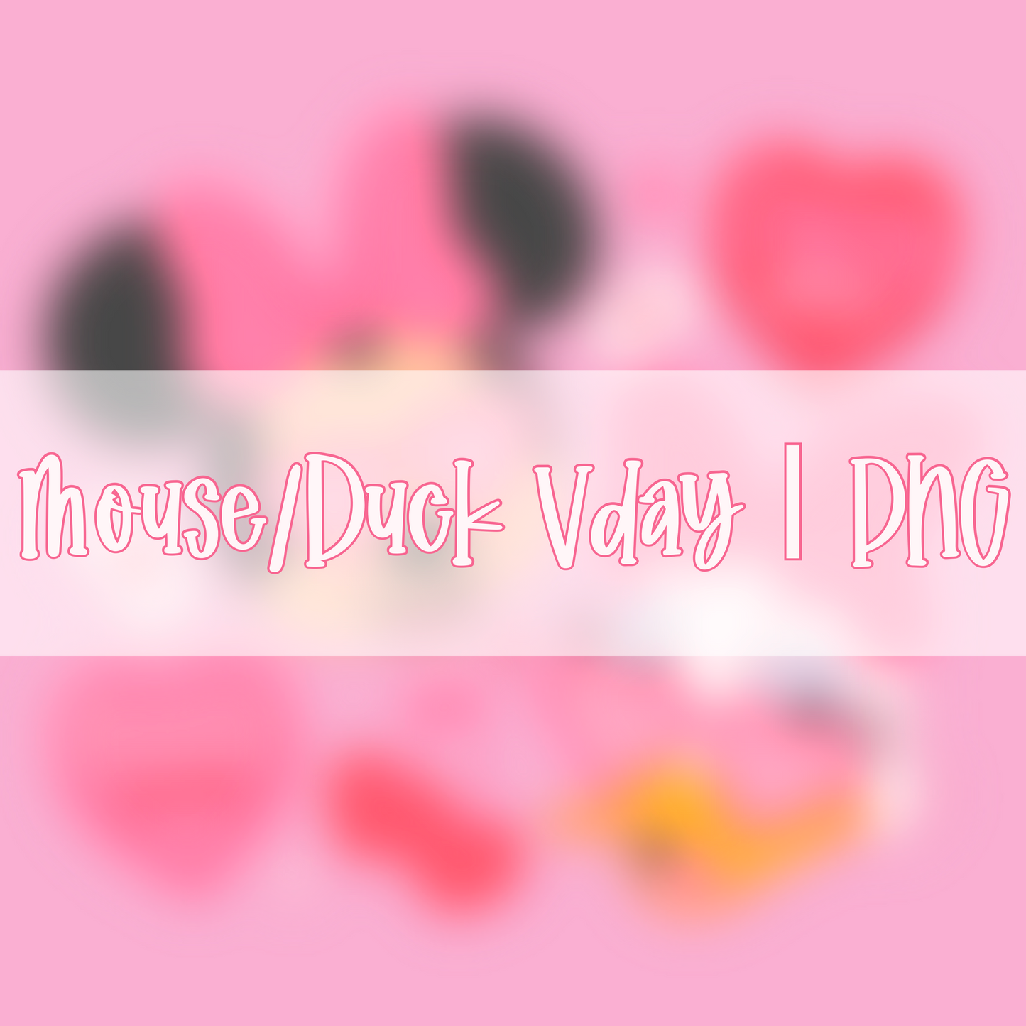 Mouse/Duck VDay | PNG