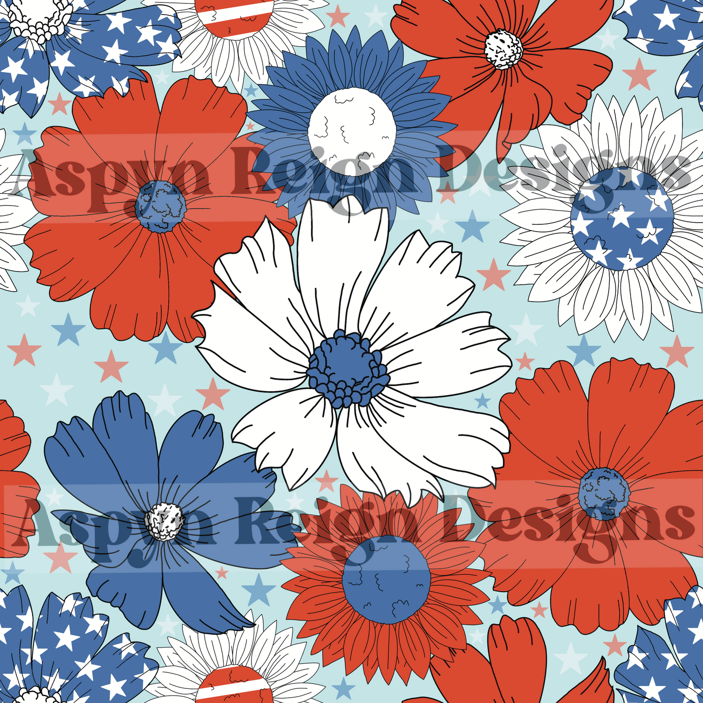 4th of July Floral