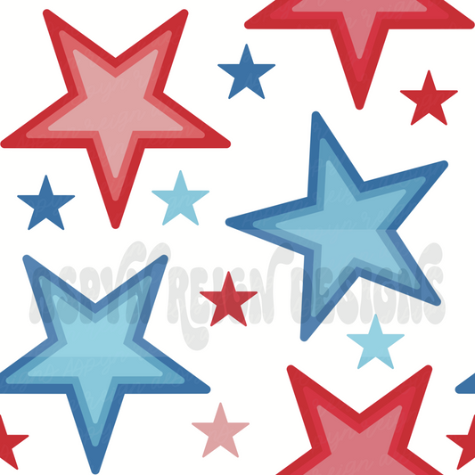 4th of July Stars